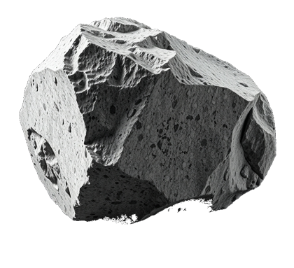 A solid granite rock