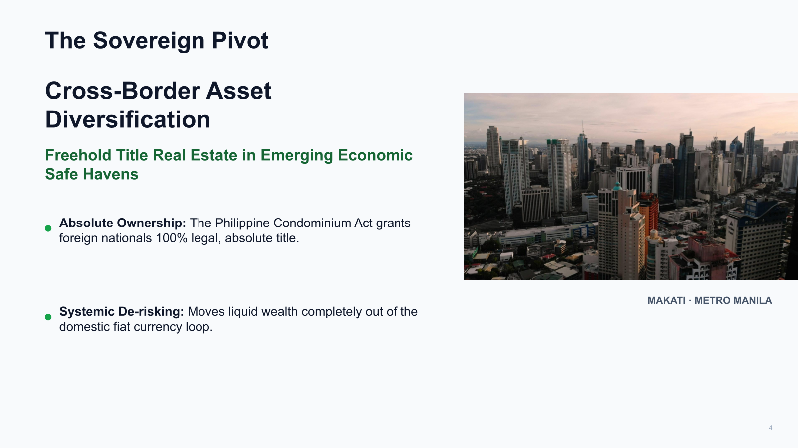 The Sovereign Pivot: Cross-Border Asset Diversification