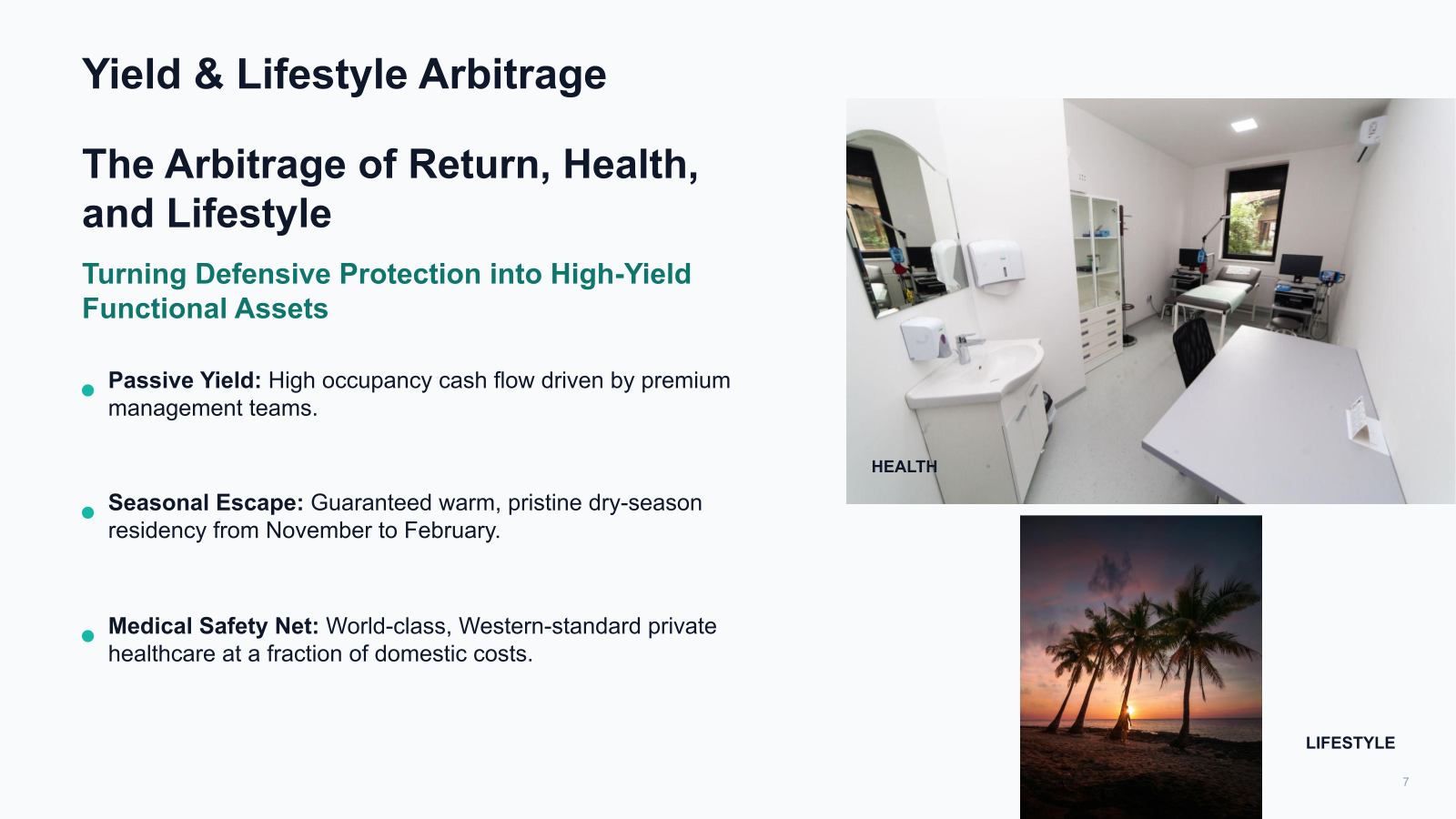 Yield and Lifestyle Arbitrage