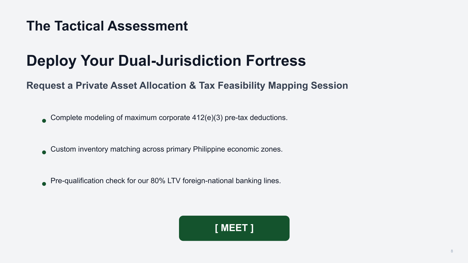 The Tactical Assessment: Deploy Your Dual-Jurisdiction Fortress