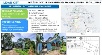 Foreclosed House and Lot in Lanao del Norte (Security Bank)