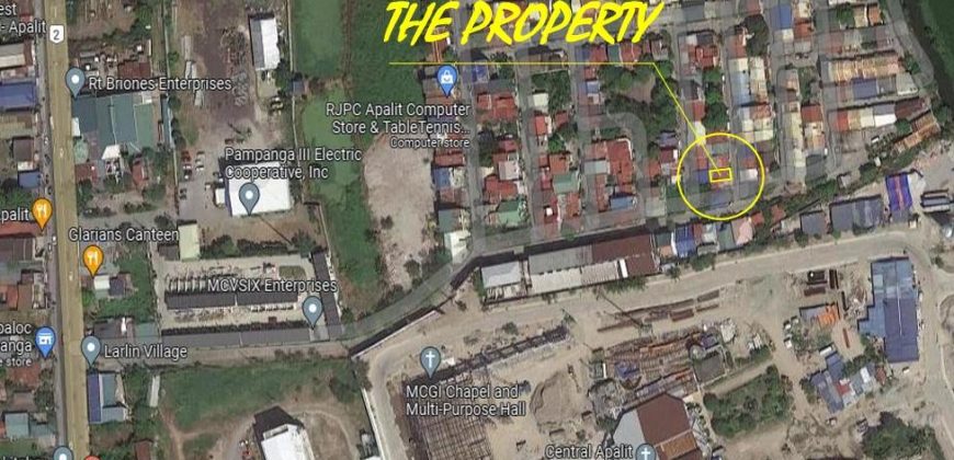 Foreclosed House and Lot in Apalit, Pampanga – Larlin Village (Bangko Sentral ng Pilipinas)