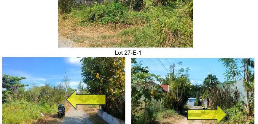 Foreclosed Residential Lot in Tarlac – Jose Macapinlac Subdivision · Lot 27-E-1 (Bangko Sentral ng Pilipinas)
