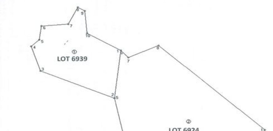 Foreclosed Agricultural Lot in City Of Ligao, Albay · Lot 6939 (PDIC)