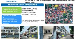 Foreclosed House and Lot in Cavite, South Luzon – Greenwoods Exec. Village Ph2-K-1 (Security Bank)