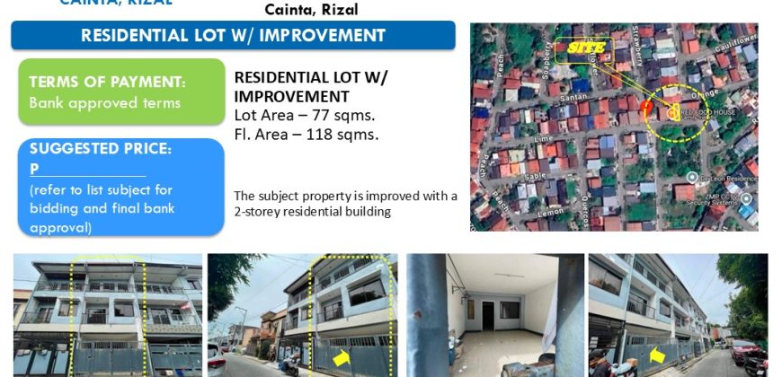 Foreclosed House and Lot in Cavite, South Luzon – Greenwoods Exec. Village Ph2-K-1 (Security Bank)