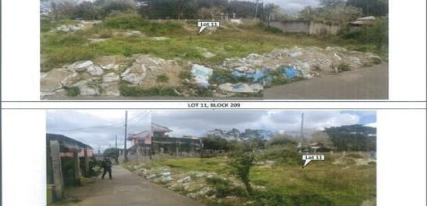 Foreclosed Residential Lot in General Trias, Cavite – St. Francis Village · Lot 11 Block 209 (PDIC)