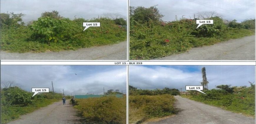 Foreclosed Residential Lot in General Trias, Cavite – St. Francis Village · Lot 15 Block 253 (PDIC)