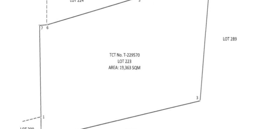 Foreclosed Agricultural Lot in Cabatuan, Isabela · Lot 223 (PDIC)
