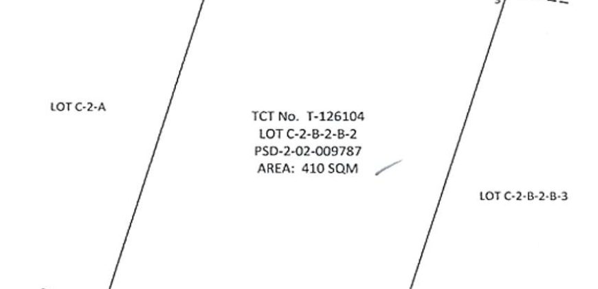 Foreclosed Residential Lot in Ilagan City, Isabela · Lot No. C-2-B-2-B-2 (PDIC)