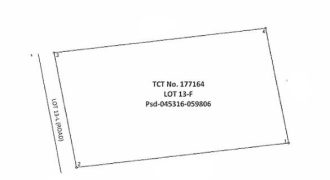 Foreclosed Residential Lot in Puerto Princesa City, Palawan · Lot 13-F (PDIC)