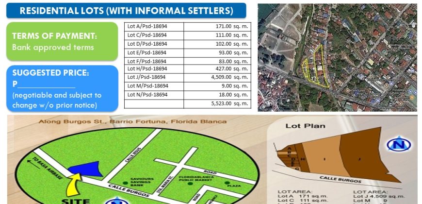 Foreclosed Residential Lot in Pampanga – N Burgos Street (Security Bank)