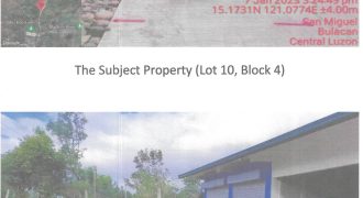 Foreclosed Agricultural Lot in San Miguel, Bulacan · Lot 10 Blk 4 (Philippine Veterans Bank)