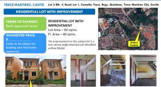 Foreclosed House and Lot in Cavite, South Luzon – Road Lot 1 (Security Bank)