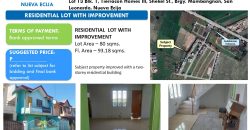 Foreclosed House and Lot in Nueva Ecija, North Luzon – Tierracon Homes III · Lot 13 Blk. 1 (Security Bank)