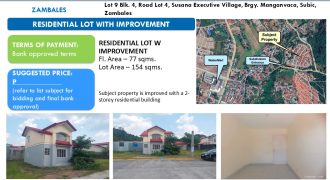 Foreclosed House and Lot in Zambales – Susana Executive Village (Security Bank)