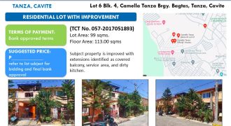 Foreclosed Residential Lot in Cavite, South Luzon (Security Bank)