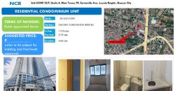 Foreclosed Condo Unit in Quezon City, Metro Manila – Main Tower (Security Bank)