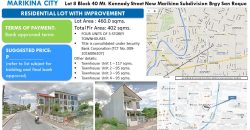Foreclosed House and Lot in Marikina City, Metro Manila – New Marikina Subd. (Security Bank)