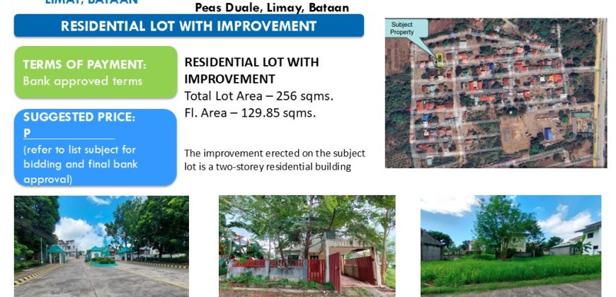 Foreclosed House and Lot in Bataan – Emerald Coast Executive Vill. (Security Bank)