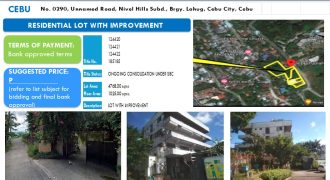 Foreclosed House and Lot in Cebu – Nivel Hills Subd. (Security Bank)
