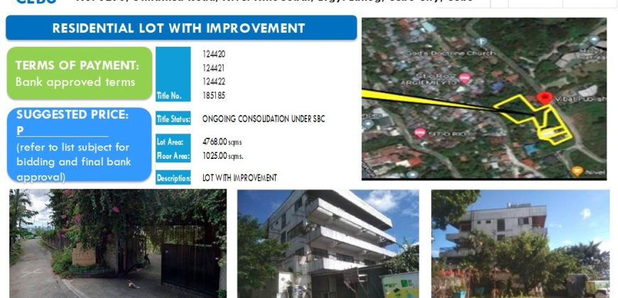 Foreclosed House and Lot in Cebu – Nivel Hills Subd. (Security Bank)