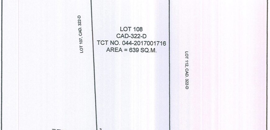 Foreclosed House and Lot in Castillejos, Zambales – Del Pilar Street (Philippine Veterans Bank)