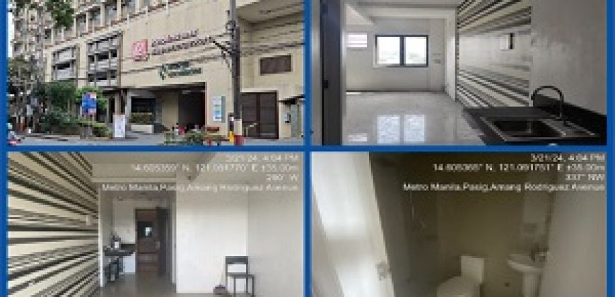 Foreclosed Condo Unit in Pasig, Metro Manila – AMANG RODRIGUEZ AVE. CORNER CALLE INDUSTRIA (PSBank)